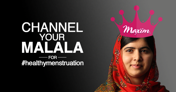 If Malala Was a Green Feminine Hygiene Queen…